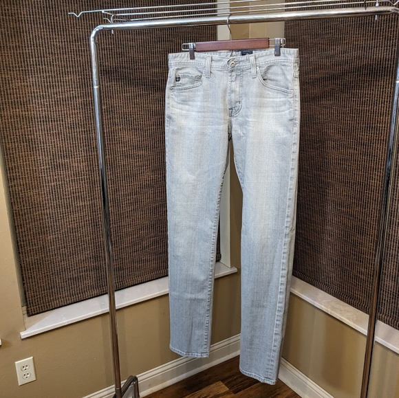 AG Adriano Goldschied - The Graduate - Tailored Leg Gray Pant- 31x34 MADE IN USA - Picture 2 of 16